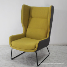 Home Design Furniture Chaise de salon classique avec des jambes métalliques